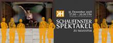 Das Layout für ein Facebook-Seiten-Titelbild zum Schaufensterspektakel 2018 der Kunstakademie Heidenreichstein