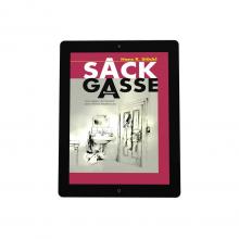 Ein 3D-Mockup der e-Book-Ausgabe des Buches "Sackgasse" von Hans K. Stöckl