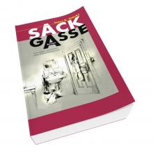 Ein 3D-Mockup der Taschenbuch-Ausgabe des Buches "Sackgasse" von Hans K. Stöckl